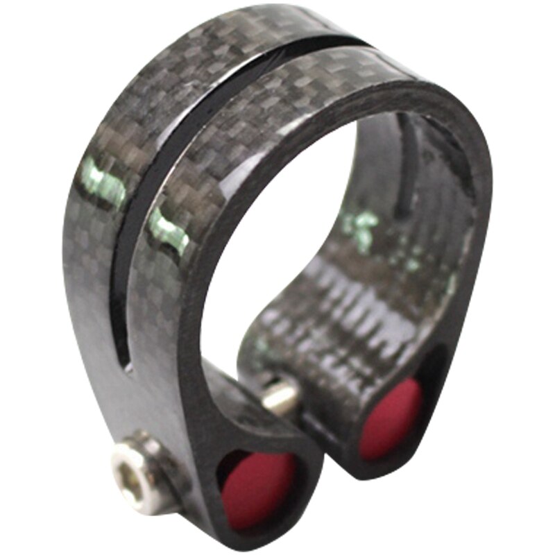 Carbon Fiber Mountain Bike Seat Post Clamp Road Bike Seat Post Clamp Suitable for 30.8/31.6MM Seat Post