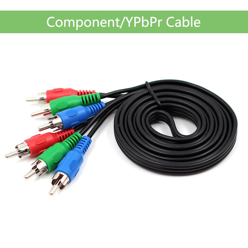 YPbPr – composant de câble RGB, câble vidéo 3 RCA à 3 RCA pour DVD TV HDTV STB