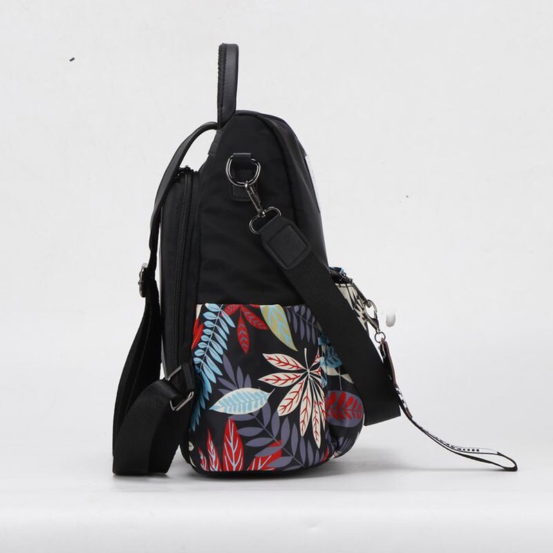 Multifunctionele Rugzak Vrouwen Waterdichte Oxford Tassen Vrouwelijke Anti Diefstal Rugzak Schooltas Voor Meisjes Bloemen Gedrukt Reizen Backbag
