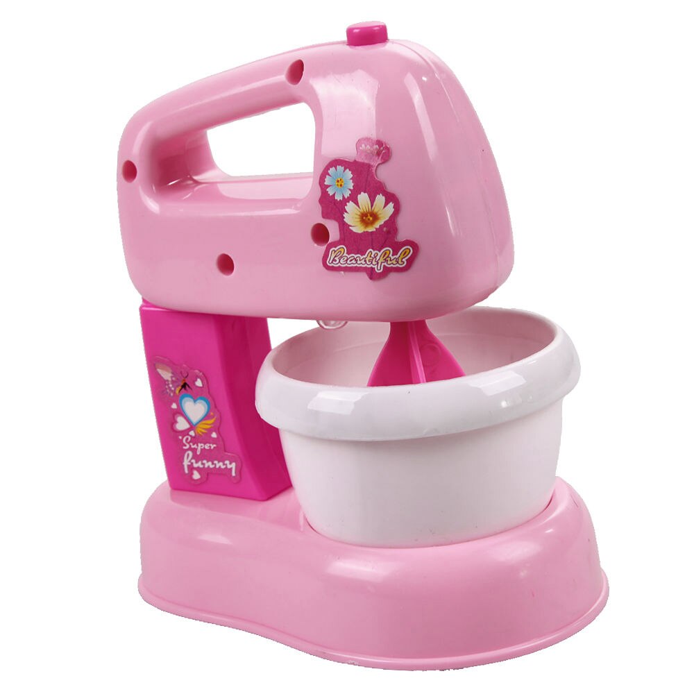 Enfants Mini bricolage Emulational mélangeur électrique mélangeur malaxeur ustensiles de cuisine outil cuisine accessoires cuisine semblant jouer jouet