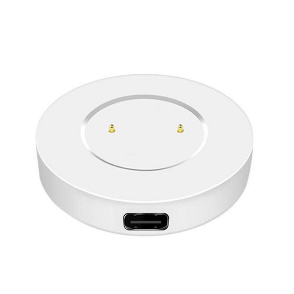 Cargador de base de reloj inteligente magnético, Cable de carga USB, cargador de Cable USB, carga rápida para el hogar: Blanco