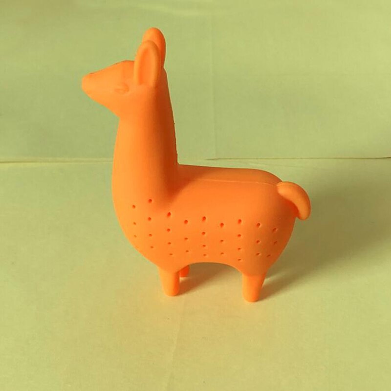 Caoutchouc de Silicone de catégorie comestible de filtre de thé d'alpaga de lama comme infuseur de thé: Default Title