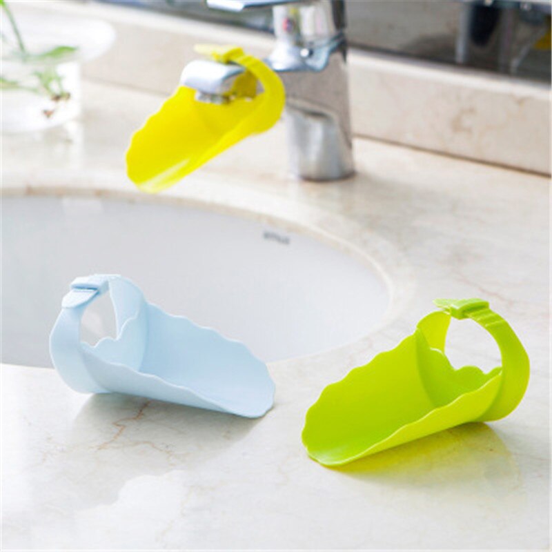 Extender per rubinetto per bambini in Silicone extender per lavaggio a mano per bambini lavandino per bagno accessori per lavello in gomma per acqua