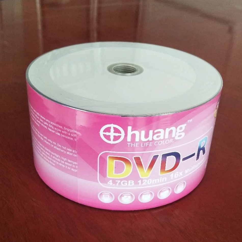 50 Discs Grade A 4.7 GB 16x Blank Printable DVD R Disc