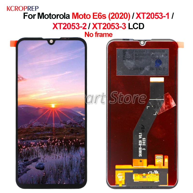 For Motorola Moto E6s XT2053-1 XT2053-2 XT2053-3 LCD Display Touch Screen Digitizer Assembly For Moto E6s lcd Replacement