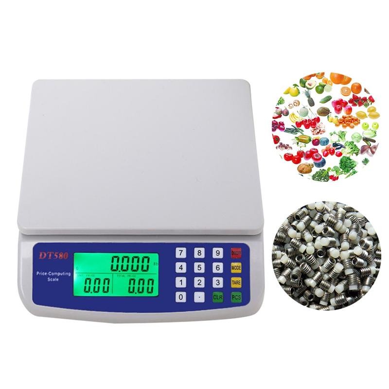 30kg/1g elektronista lcd -keittiövaa'an tarkkuuden ruoka -ruokavalion vaakaa mittaustyökalu digitaalinen vaaka punnitusvaaka myymälän kotiin