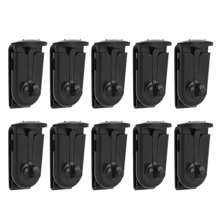 10pcs Portable Walkie Talkie Back Belt Clips Multifunctional Interphone Clip Fit for Motorola T-5720 5420 5428 5628 Radio Clip