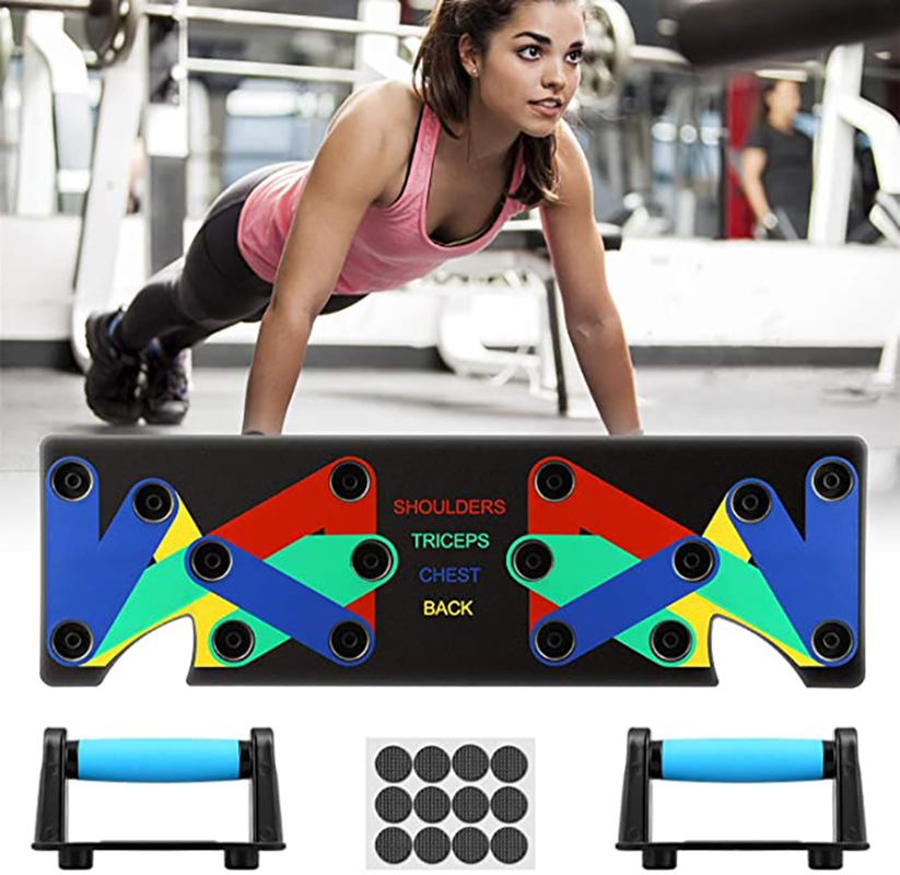 Push-Up Board 9 in 1 System Körper Gebäude Fitness Übung Tools Männer Frauen Workout Push-up Steht für gym Körper Training Rack