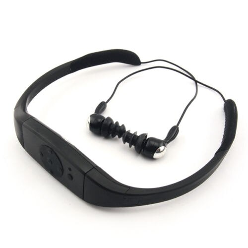 Reproductor MP3 subacuático con 8GB de memoria, reproductor de música deportiva, radio FM, resistente al agua IPX8