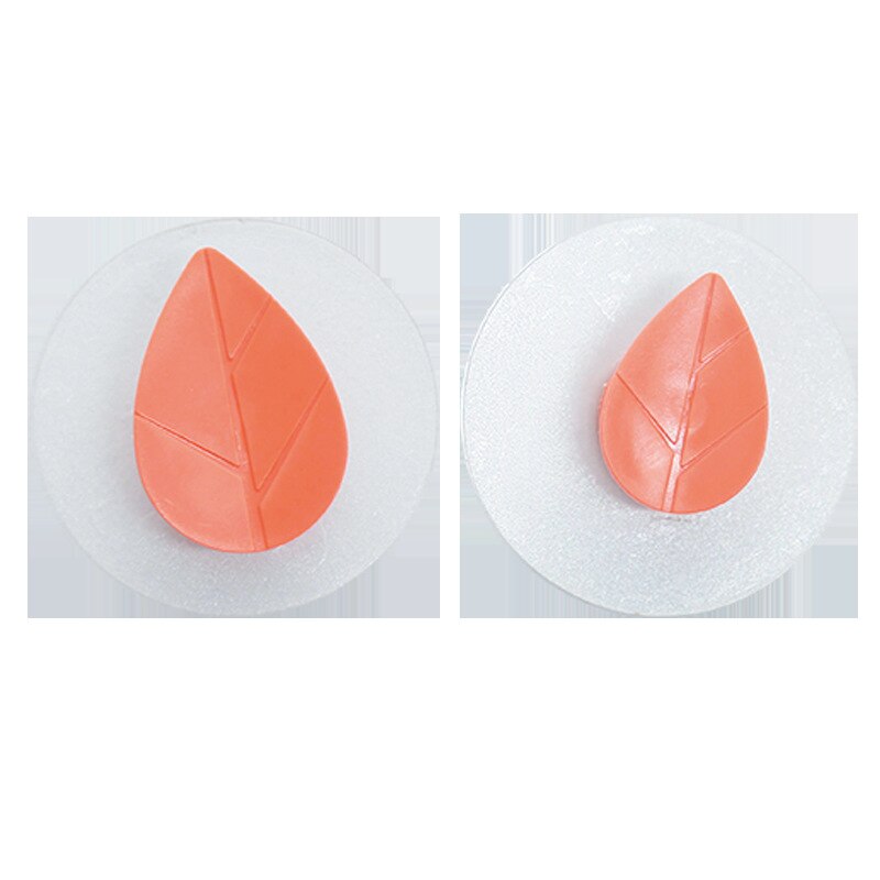 2pcs Simple leaf Shaped hook wall-mounted door back coat hook multifunctional bag key small object hook Home Storage Bedroom: Red