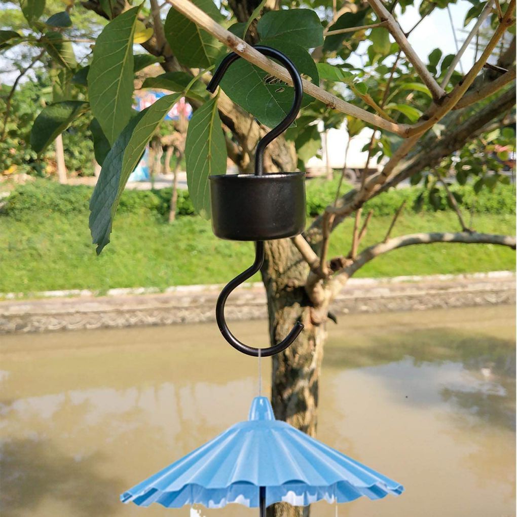 Bird Feeding Hanging Hook Hangers Fowl Feeder Hooks Metal Plants Insect Guard Outdoor Hangers with Brushes
