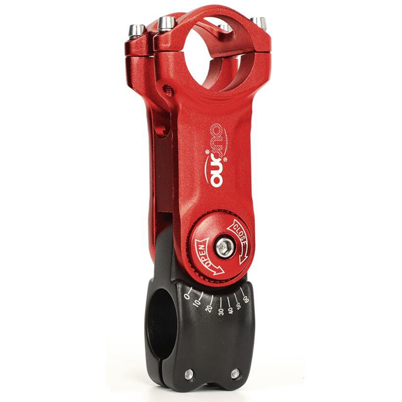 OUO 0-60 Degree Adjust Stem Adjustable Bike Handlebar Stem MTB Road Bicycle Stem Riser: Army Green
