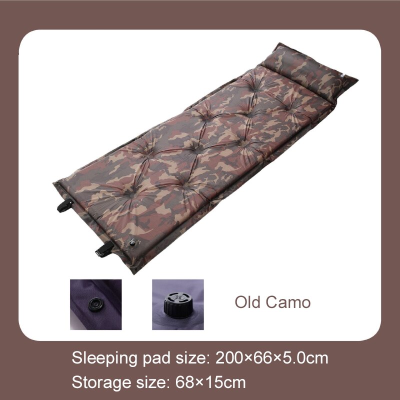 Self-Inflating Camping Mat Outdoor Sleeping Pad Ultralight Inflatable Mattress Portable Travel Hiking Camping Air Mattress: PXL