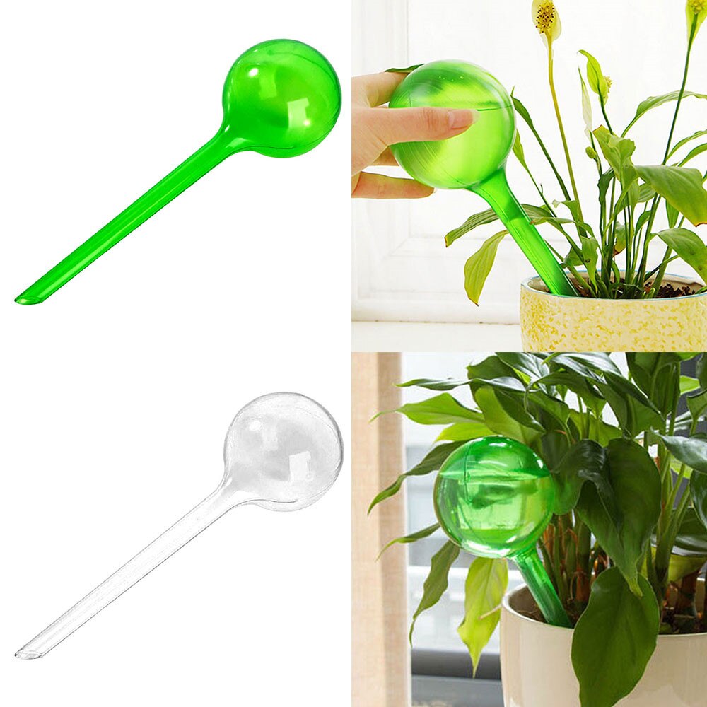 5PCS Plant Automatic Self Watering PVC Bulbs Ball Plant Bonsai Flowers Watering Feeder Watering System Garden Supplies