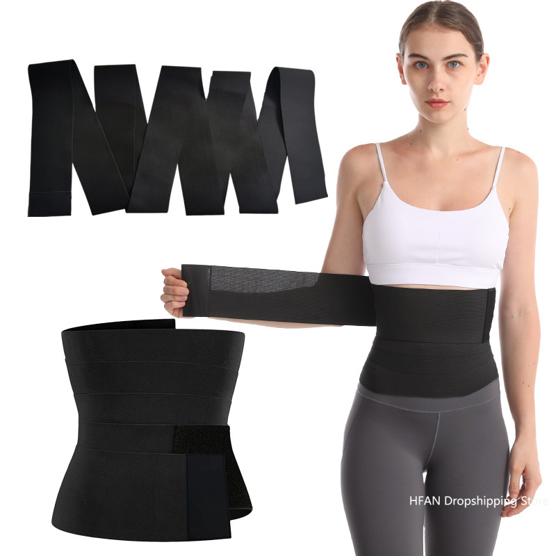 Frauen Taille Bandage wickeln Trimmer Gürtel Taille Trainer Shaperwear Abnehmen Fett Brennen Für Postpartale Mantel Gürtel