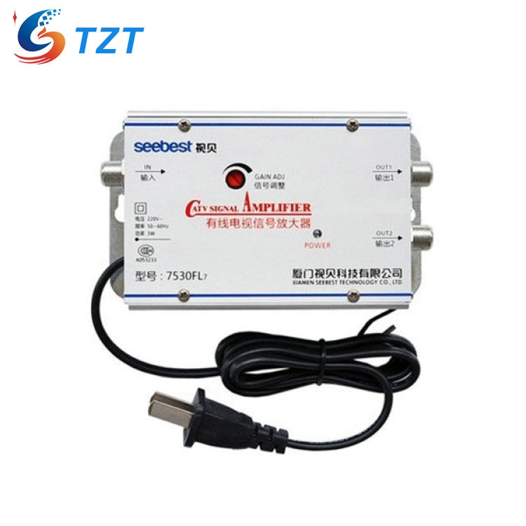 LeTkingok 1030MK8 220V Kabel-tv-Signaalversterker, Analoge Digitale CATV-Signaalversterker 1 IN 8 UIT LeTkingok 1030MK8 220V Kabel-tv-Signaalversterker, Analoge Digitale CATV-Signaalversterker 1 IN 8 UIT