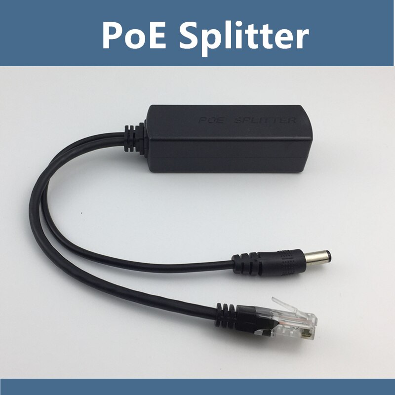 PoE 48V to 12V 1A-2A Splitter Power Over Ethernet IEEE802.3af /at Standard type 10/100Mbps DC 2.1mm * 5.5mm