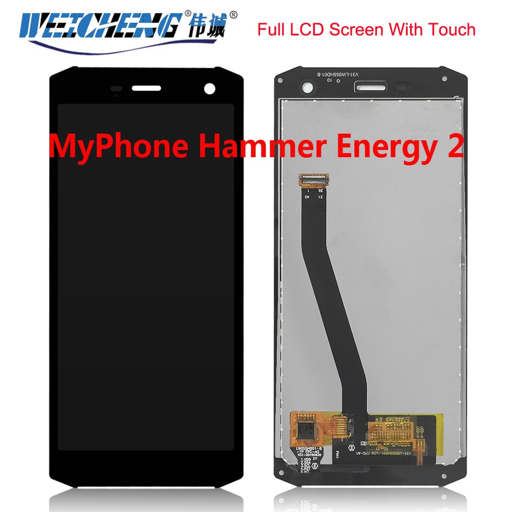 For myPhone Hammer Energy 2 LCD Display Screen+Touch Screen Digiziter Glass Assembly For Hammer Energy2 lcd With Tools &amp; Tape
