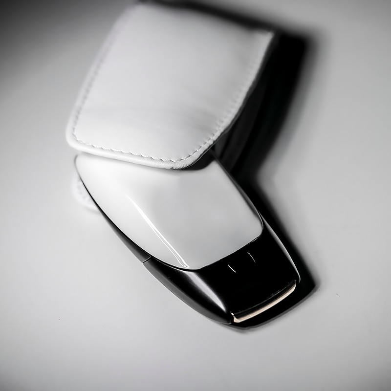 Coque arrière blanche pour clé de voiture, compatible avec AFFALTERBACH AMG Mercedes bropus Maybach W212 W213 W221 W220 W177 W463 W246 W205 GLC