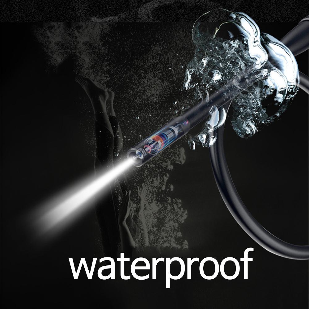 Endoskop  ip67 6 led wifi endoskop usb endoskop praktisk sort inskam 109-5 bilvedligeholdelsesovervågning mobiltelefoner
