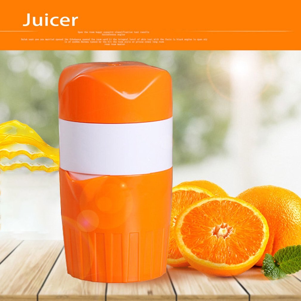 Plastic Hand Manual Juice Extractor Fruits Squeezer Orange Juicer Reamers Hand Press Travel Small Fruit Squeezer Machine