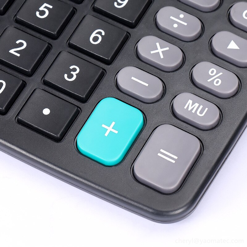 12 digit large screen calculator solar financial accounting clear inventory office home mall store stationery dual power supply