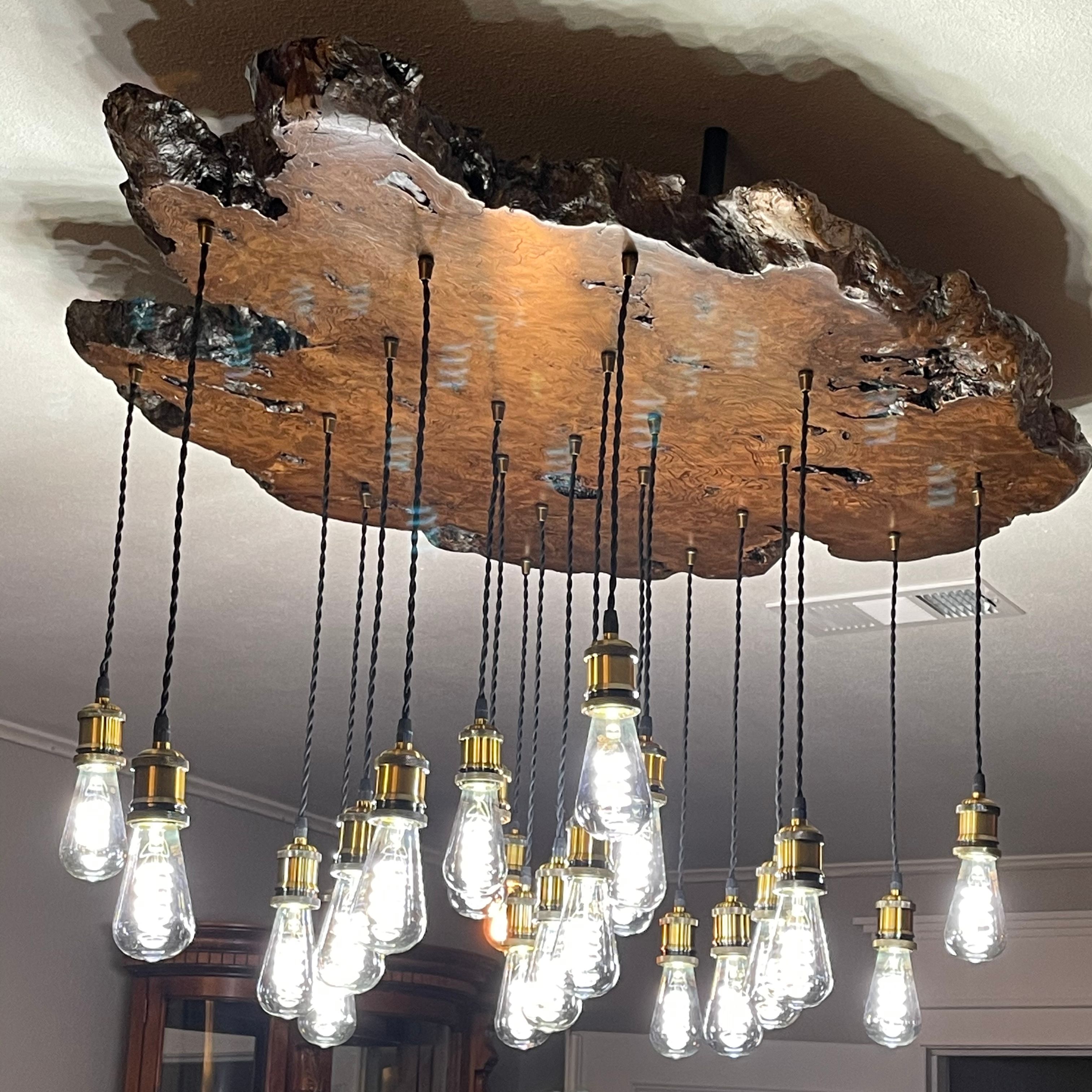 Sphoon-Base de lámpara antigua DIY, casquillo de tornillo E27, portalámparas decorativo de aluminio, lámpara de techo interior montada en superficie de Metal Vintage