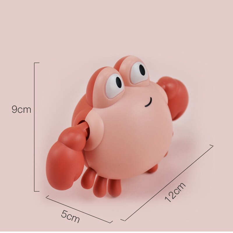 1Pcs Bath Toys Cute Crab Baby Shower Baby Wind Up Swim Play Toy Swimming Pool Accessories Baby Play Beach Water Toys