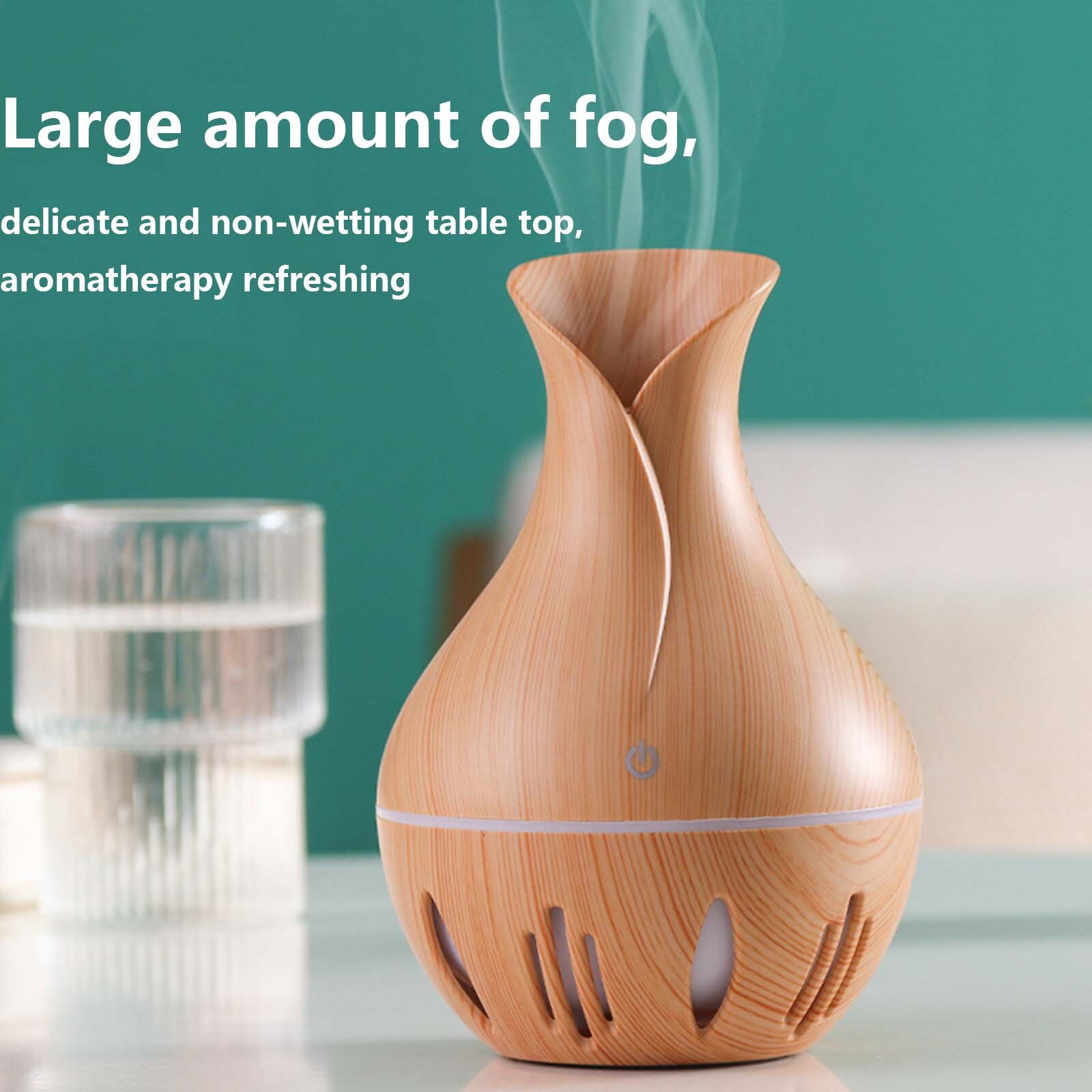Led Aromatherapy Humidifier Large Mist Maker Aroma Diffuser Led Light Conversion Aroma Humidifier Oli Diffuser For Home