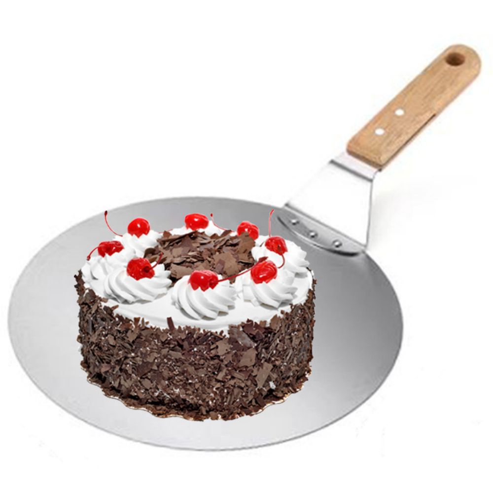 Drehen Pizza schälen 10/12 Zoll Edelstahl Runde Pizza Platte mit Holz Griff Zubehör für Backen Hausgemachte Pizza und Brot