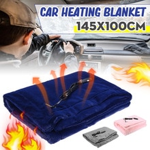 145x 100cm 150150*1 100cm Auto Heizung Decke Winter Beheizt 12V/24V Warme Auto elektrische Vlies Decke Für Auto Konstante Temperatur