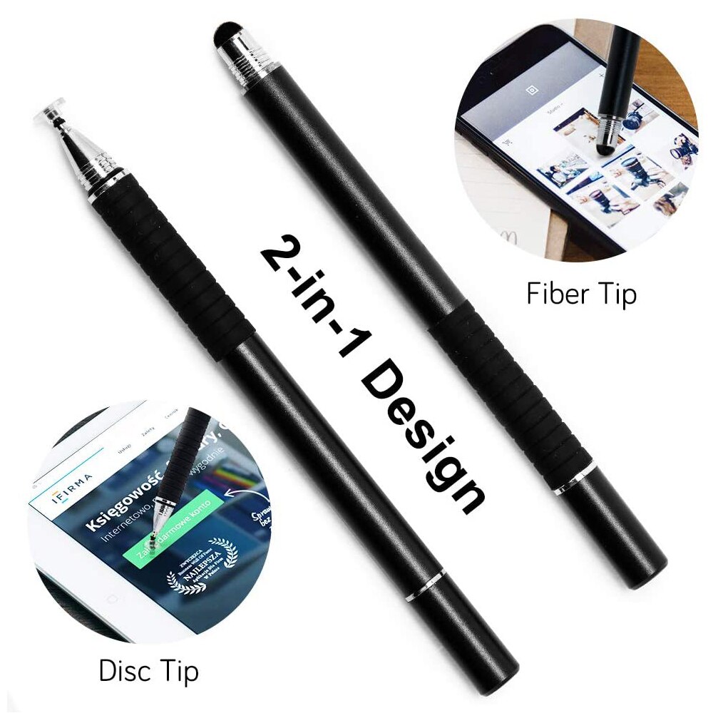 Universele 2 In 1 Stylus Pen Touch Screen Pen Voor Ipad Air Pro Samsung Xiaomi Tablet Pc Schrijven Tekening Klik potlood Voor Tablet