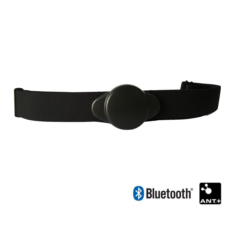 Bluetooth 4.0 Ant + Endomondo Hartslagmeter Draadloze Ble Hartslag Meter Borstband Hartslagmeter Bluetooth Endomondo: Black