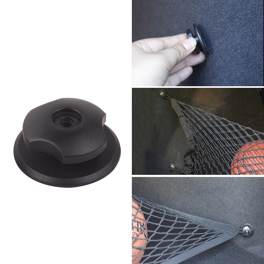 4pcs Trunk Hooks Mounting Points Car Trunk Cargo Organizer Luggage Net Hooks PP Strong and Durable Simple Installation