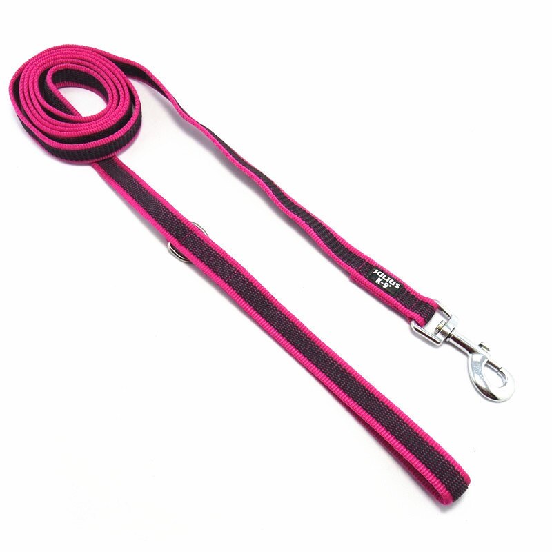 Pet Dog JULIUS K9 Harness Collar Nylon Training Traction Rope Leash Medium Large Dog Traction Belt Strong Outdoor: 2m / Pink