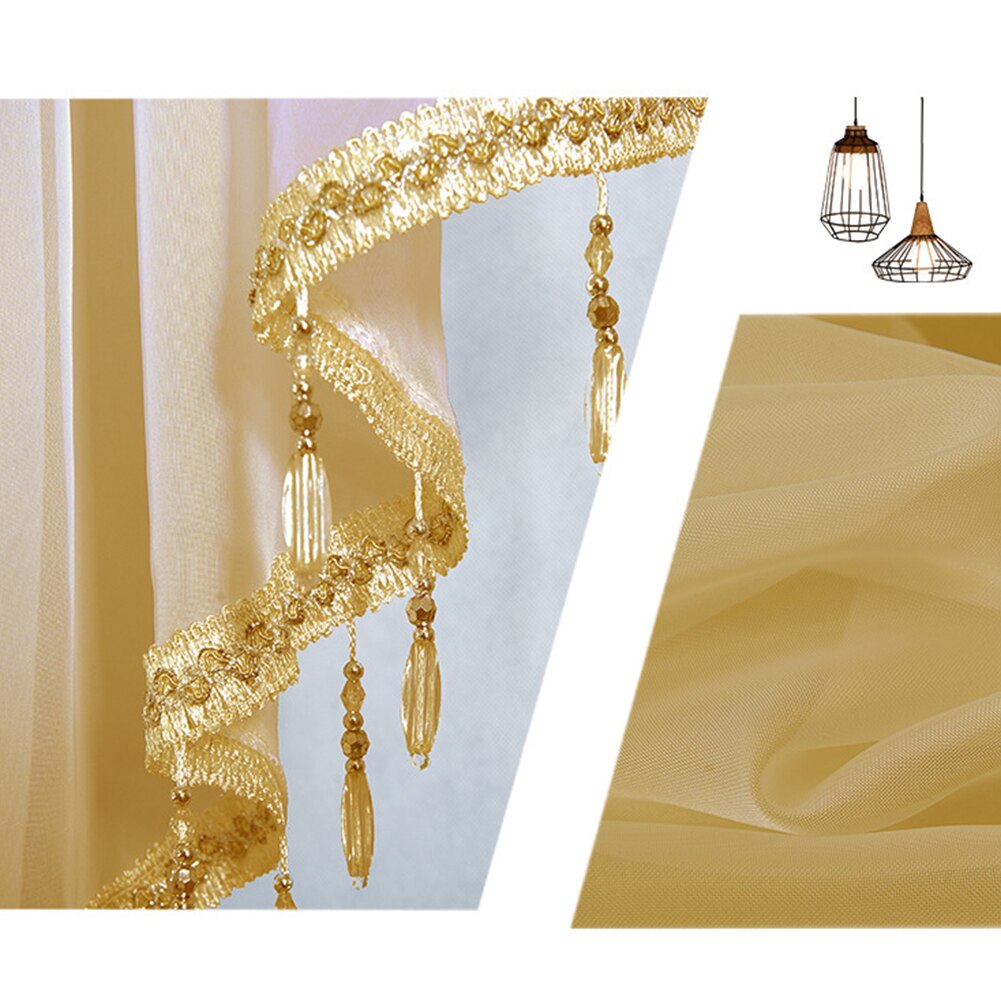 130 x 60cm woondecoratie keuken driehoek korte gordijn accessoires gordijnen moderne ademende raam effen kralen volant polyester