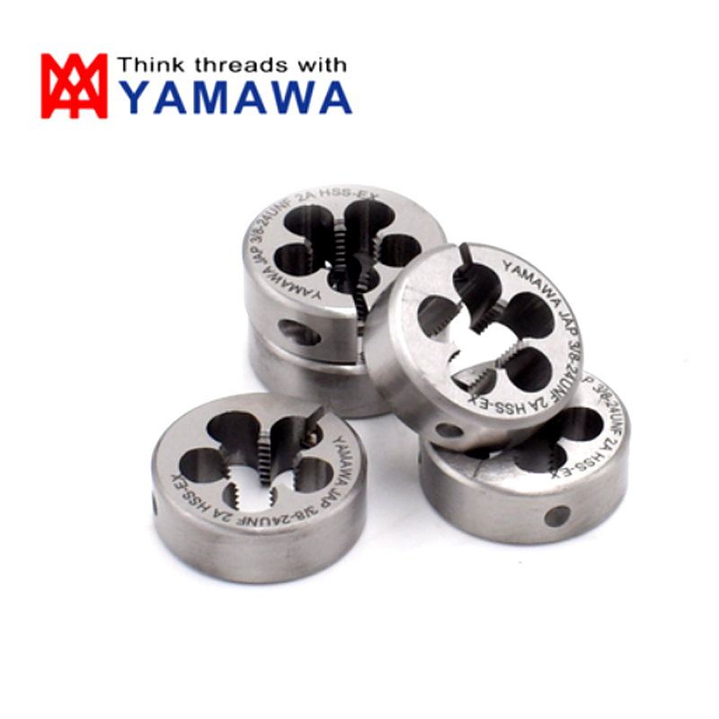 HSSE Left Hand Thread Round Die UNF 10-32L 1/4-28L 1/4-32L 1/4-36L 5/16-24L 3/8-24L Adjustable AR-D Screw Threading Dies