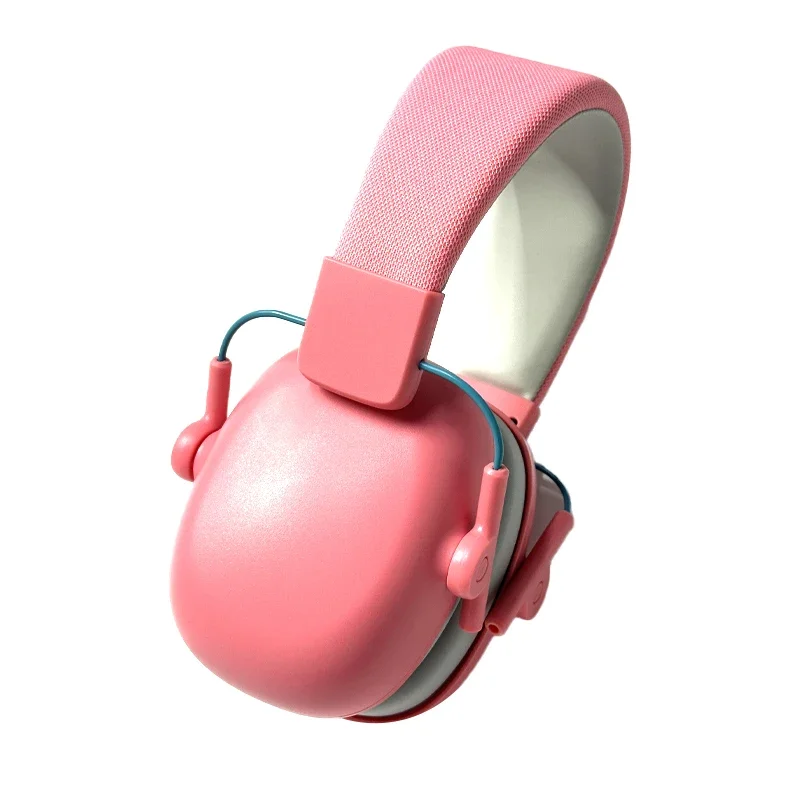 NIEUW K4 Veiligheid Gehoorbescherming voor kinderen Oorbeschermers Baby Ruisonderdrukking gehoor Verdedigers kinderen Protector moffen Verstelbaar: Paars