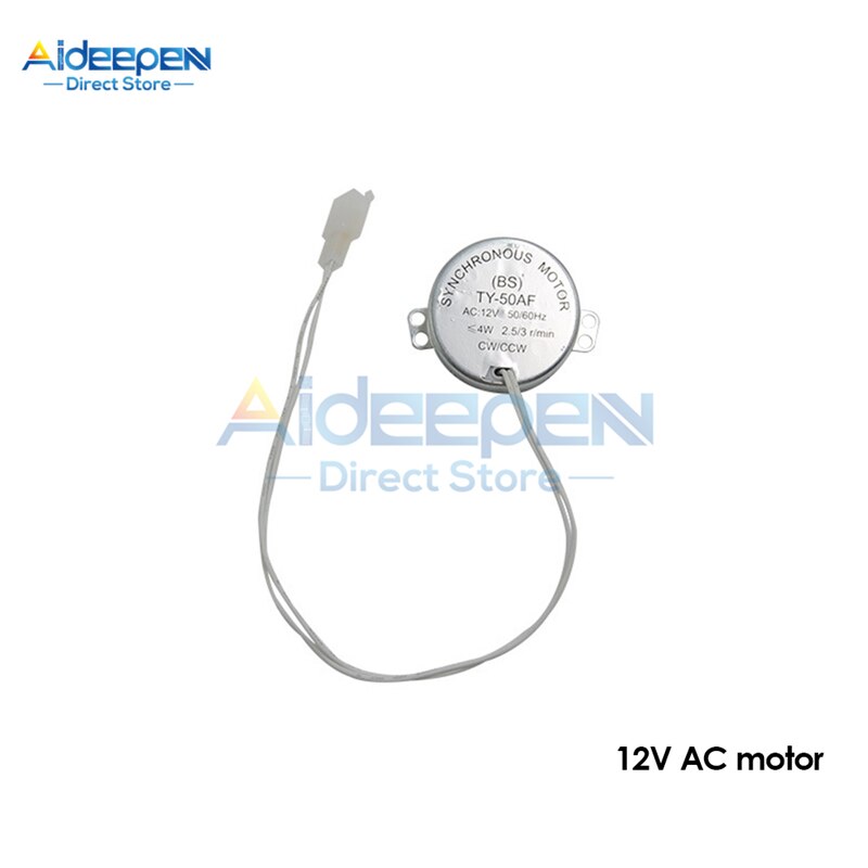 2.5-3 r/min motor automático da incubadora TY-50AF ac 110v 220v 12v 50/60hz torque 4kgf.cm 4w cw/ccw baixa velocidade ovo girando mini motor