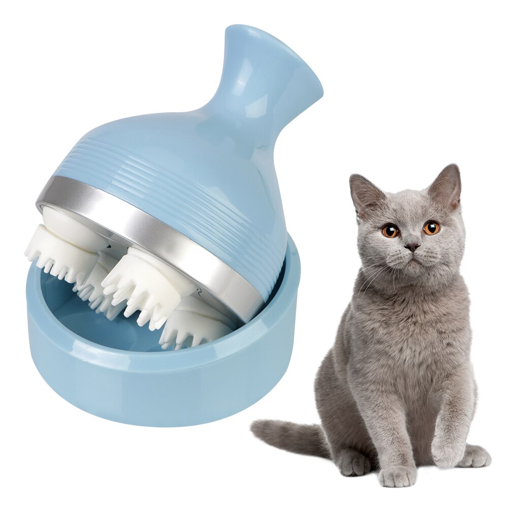 Pet Cat Dog Massage Electric Head Massager Multifunctional Rechargeable Relieve Stress For Scalp Body Shoulder Neck