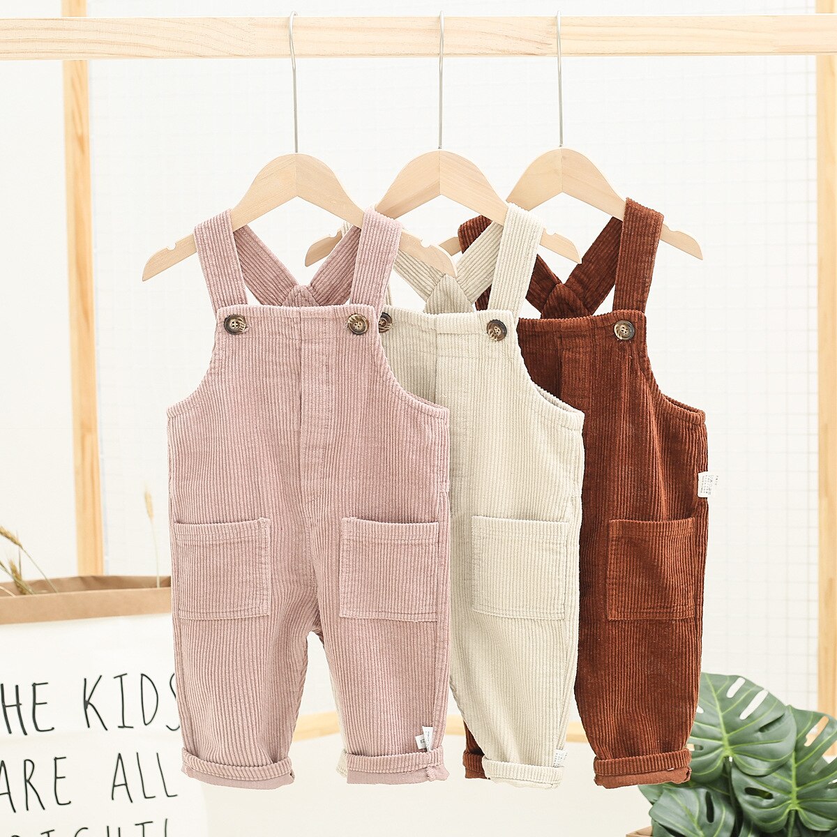 Baby overall herfst lente baby broek pasgeboren baby jongens broek overall peuter corduroy jumpsuit jongens bib broek