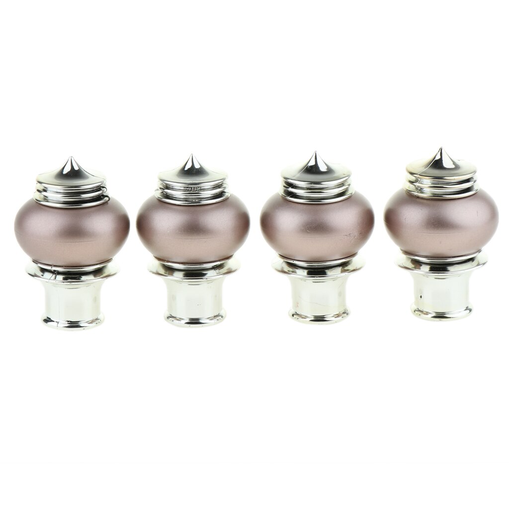 4 stk pakke gardinstangender dekorative gardinstenger finaler vindusgardin gardinstang endestykker dia . 28mm: rose måke