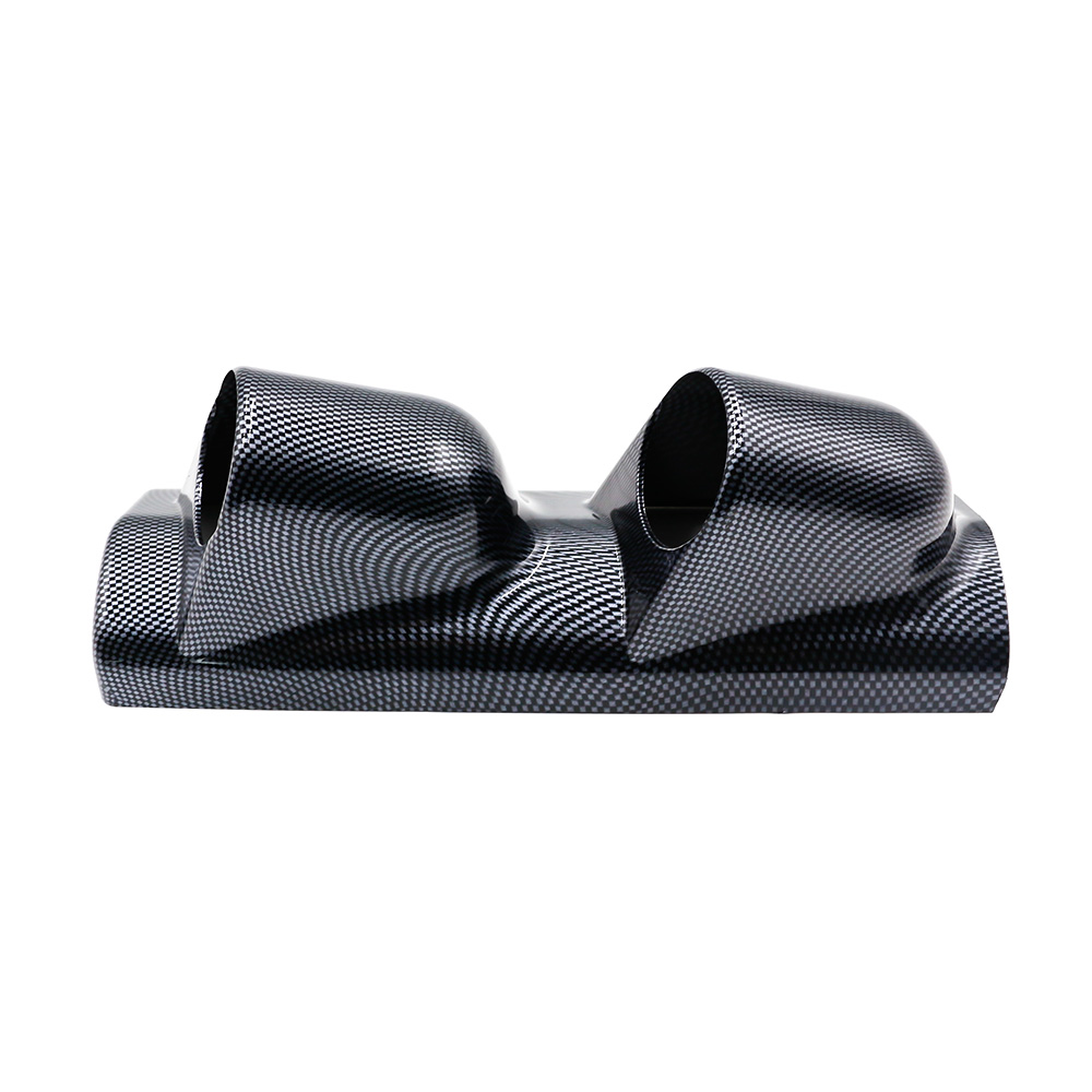 CNSPEED gauge pod 2"(52mm) Universal Carbon Fiber A Pillar Pod 2 Hole car Gauge Holder Pod left Driver Side YC100219