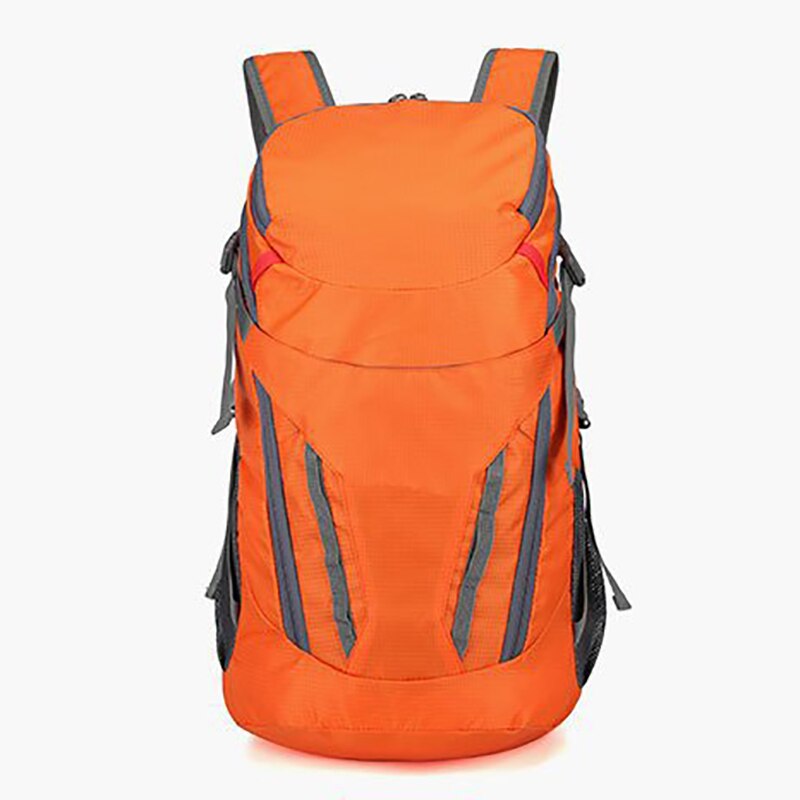 Lightweight Portable Foldable Backpack Waterproof Backpack Folding Bag Ultralight Outdoor Pack for Unisex Travel Hiking X228D: Orange 1