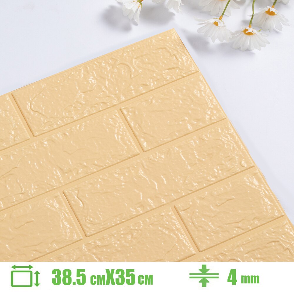 Decoratieve 3D Muurstickers Zelfklevende Behang Schuim Panelen Home Decor Woonkamer Slaapkamer Huis Decoratie Badkamer Sticker: G