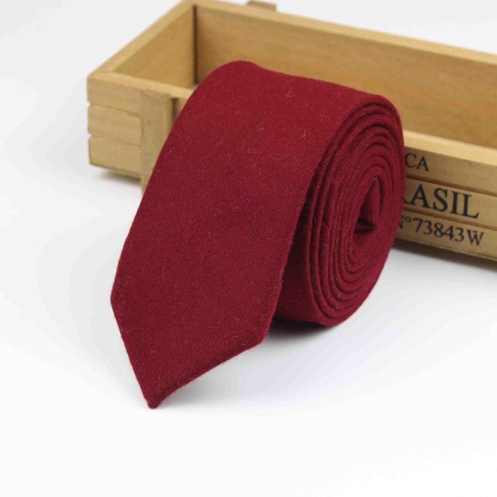 Tie Vintage Wol Ties Mannen Dikke Stropdas Gestreepte Solid Viscose Cravate