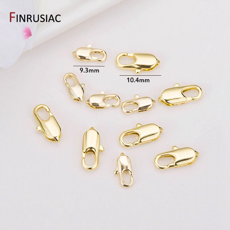 14K Vergulde Karabijn/Lente Sluitingen Voor Sieraden Maken Diy Craft