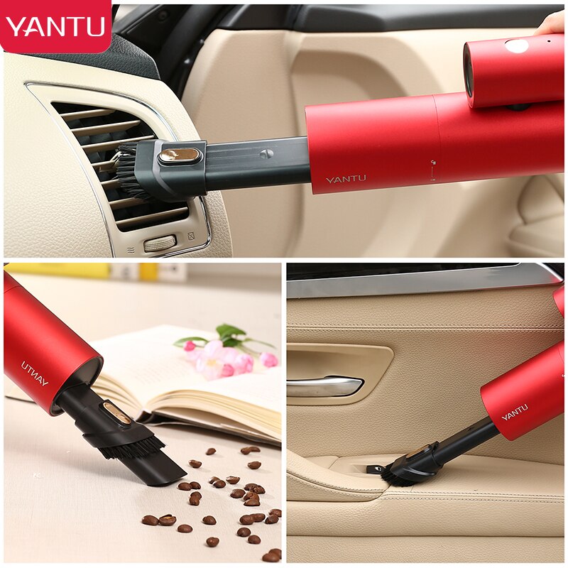 YANTU Handheld Car Vacuum Cleaner Rotatable Mini Vacuum for Car & Home