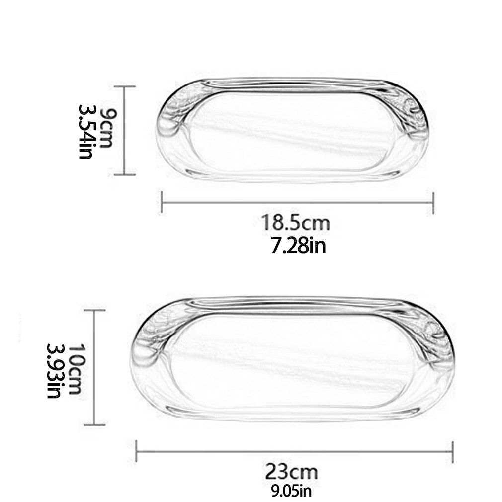 Storage Tray Nordic Stainless Steel Jewelry Plate Oval-shaped Towel Tray Cosmetic Jewelry Organizer Snack Tray