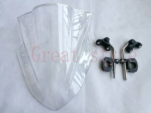 Moto bike Motorbike Windshield WindScreen For KTM Duke 125 200 390 690 1290 Super Duke R: 8